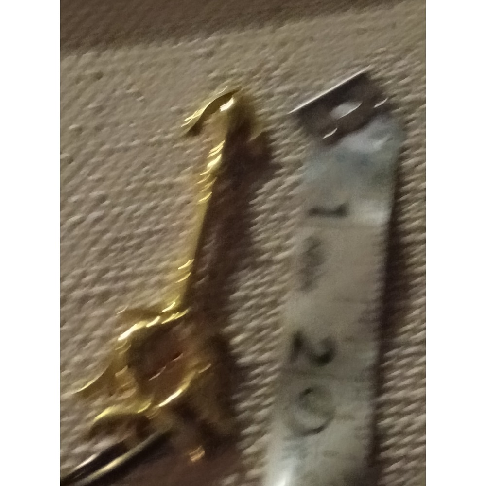 Gold Tone Zodiac Pisces Astrological Key Pendant Necklace Charm